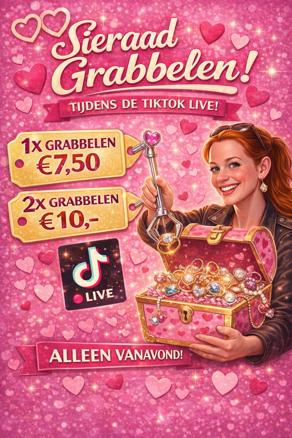 2x sieraad grabbelen