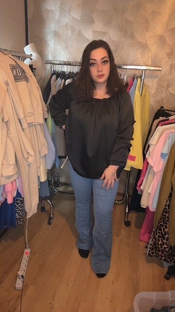 flaired spijkerbroek