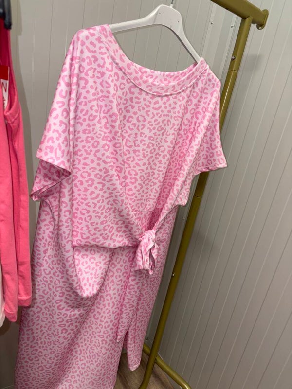 Roze panter jurk