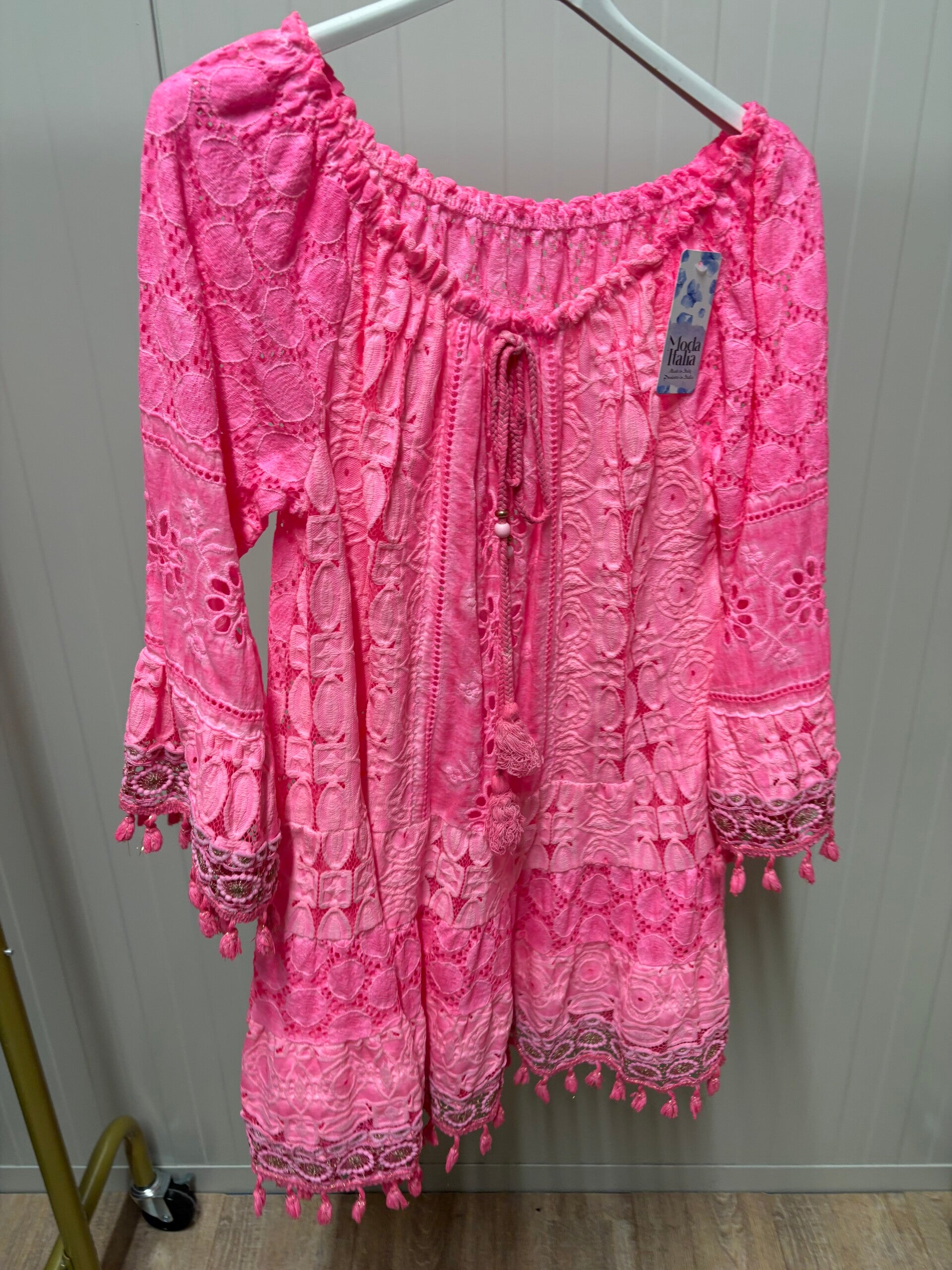 Ibiza jurk roze