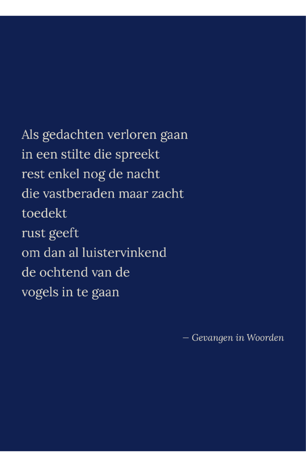 Gevangen in Woorden: Als gedachten verloren gaan A5
