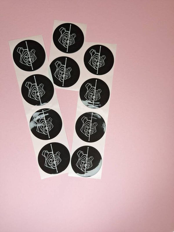 Stickers lijntekening Beer