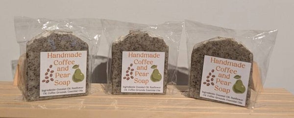 Velvet Glow: Handmade Coffee & Cashmere Pear Soap