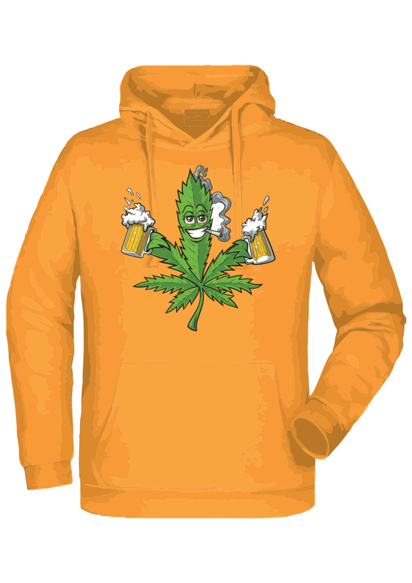 Leaf with beer
