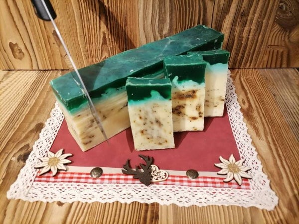 100g Olivenölseife mit grünem Tee