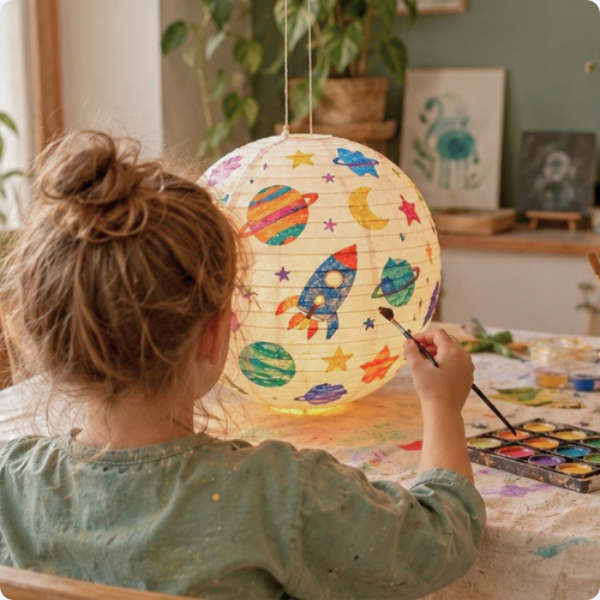 Licht an, Fantasie los! – Wir gestalten kunterbunte Laternen