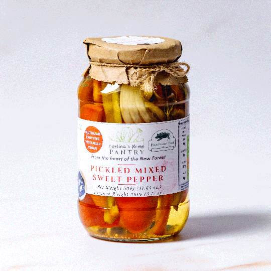 Pickled mixed sweet pepper