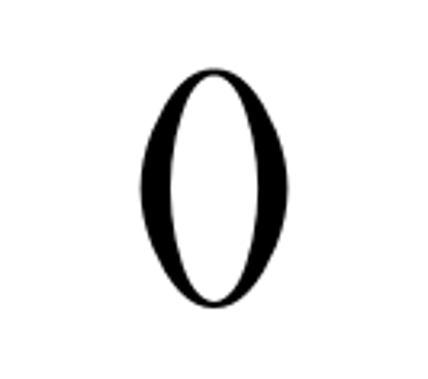 Baskerville Address Numbers
