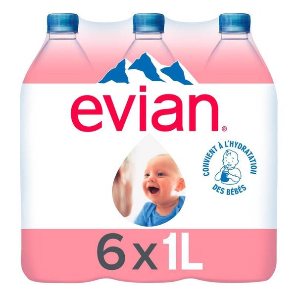 Evian 6x1L