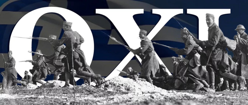 Oxi dag. Gedenkdag op Kreta en in Griekenland.