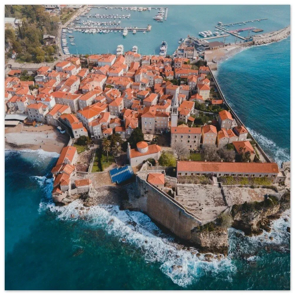 De Marina en Burcht van Budva