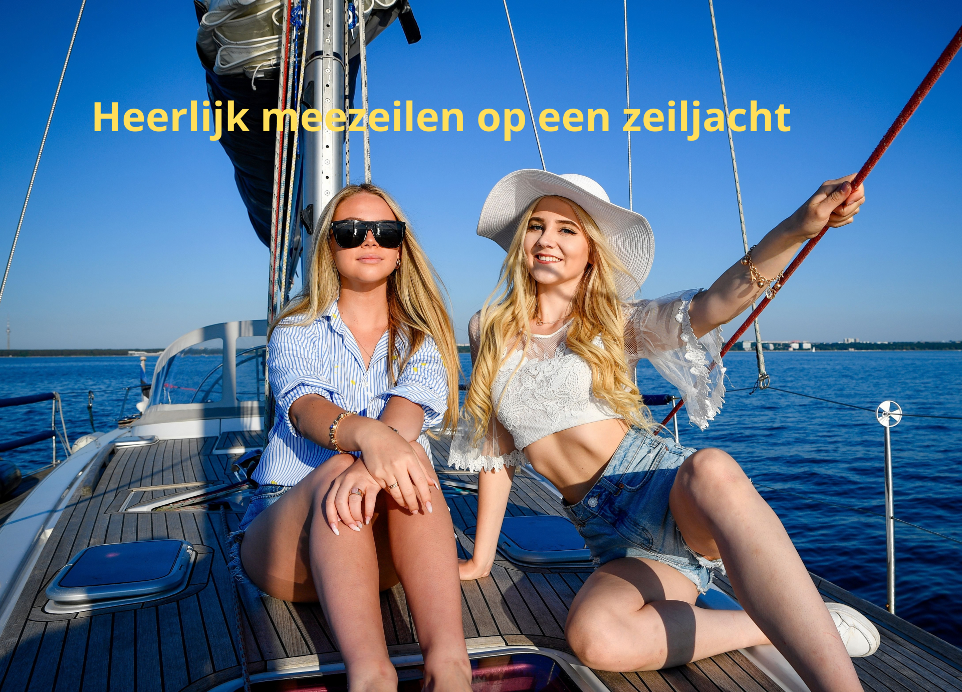 Heerlijk relaxen aan dek in de zon