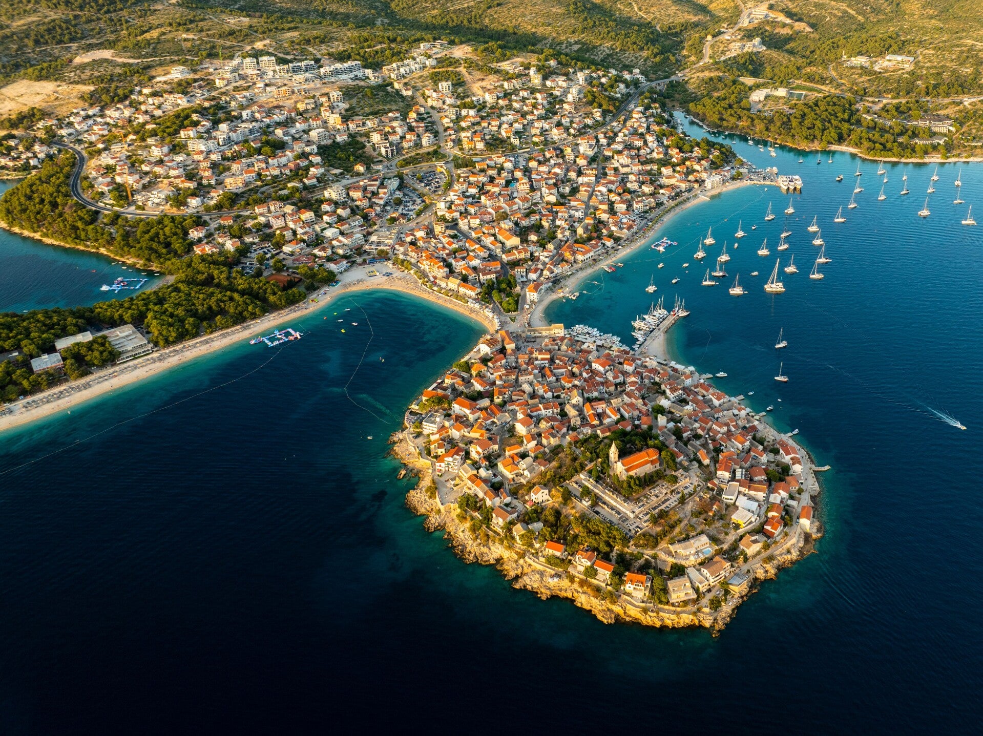 Zeilen vanuit Trogir