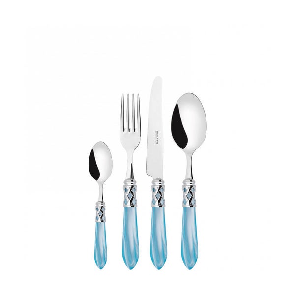 Couverts Bugatti couleur Bleu clair Ménagère 24 pièces