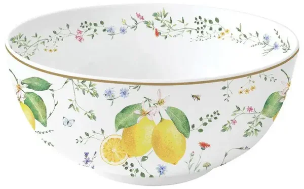 Bol fleur et citron easylife 15 cm