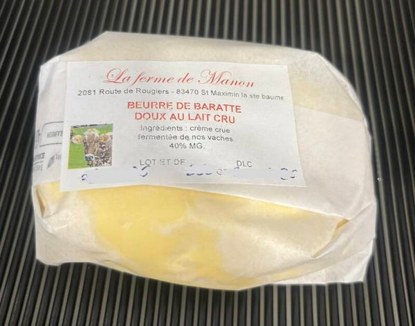 Beurre cru doux (250 gr)
