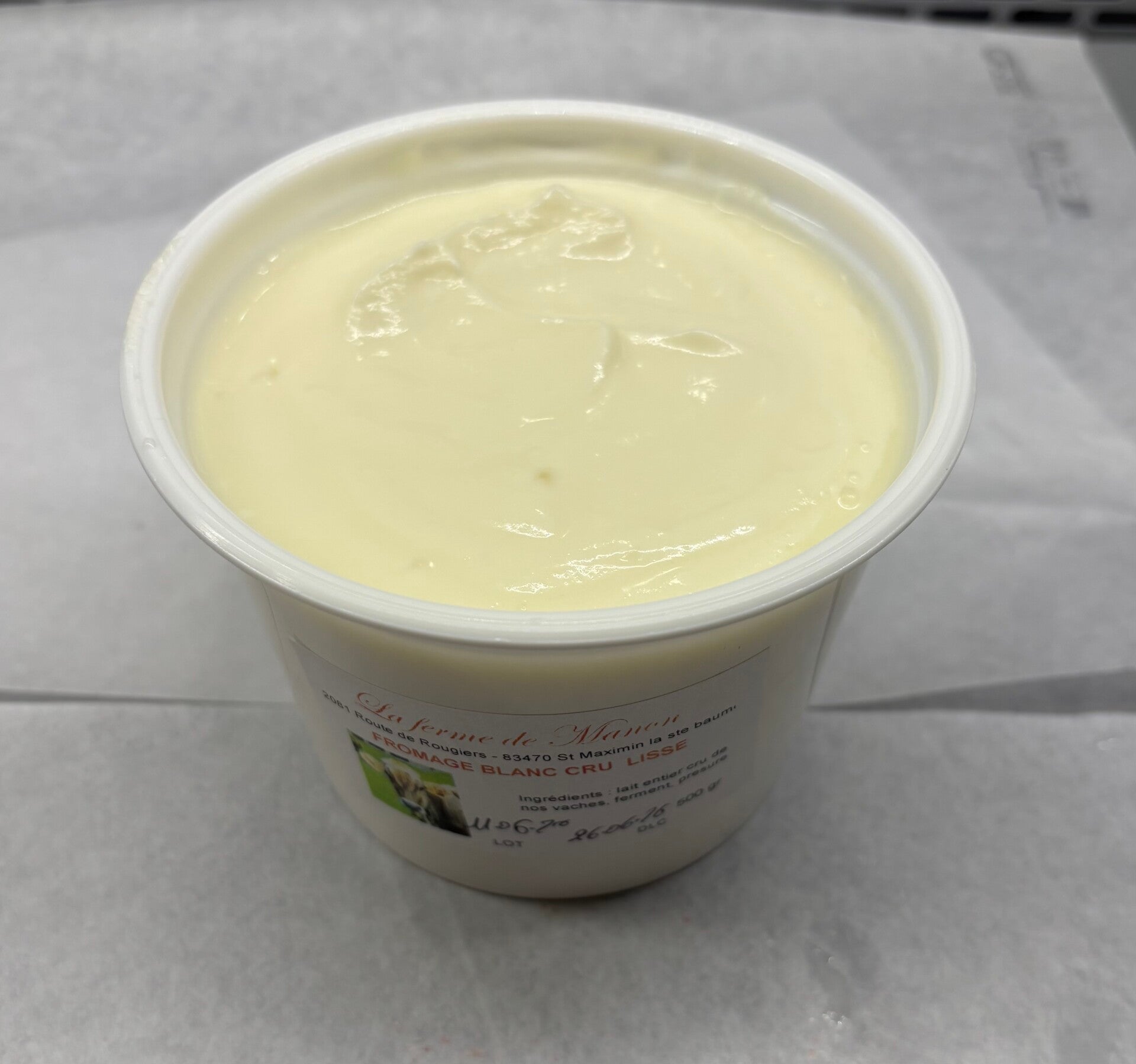 Fromage blanc (500gr)