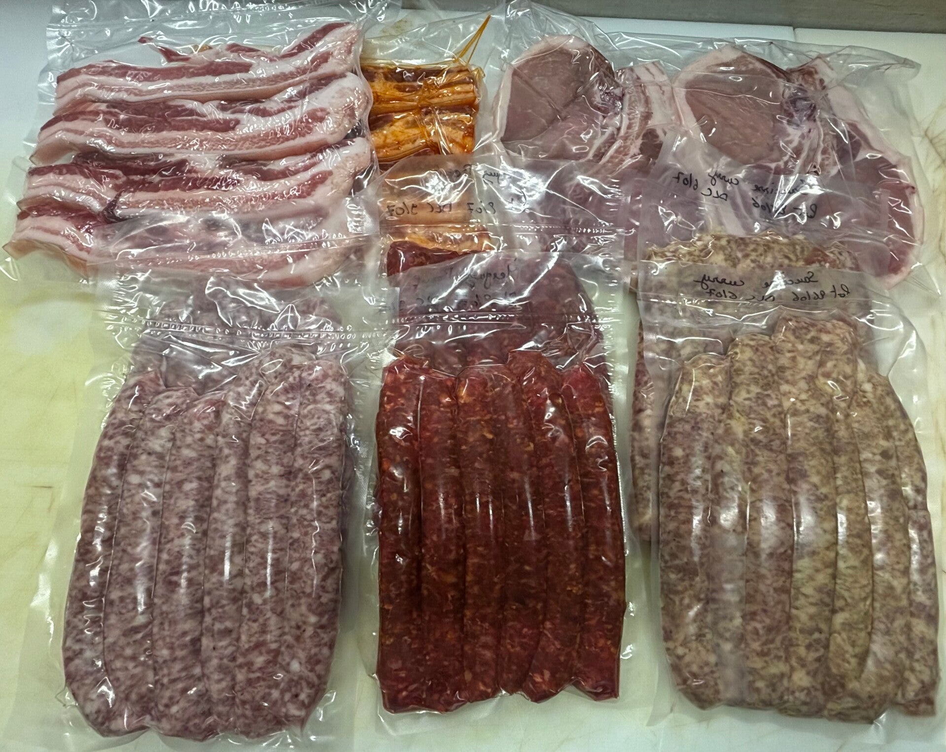 Colis de porc barbecue