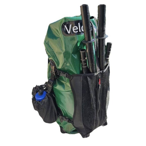 Waterdichte PVC rugzak met frame 60L (blauw, groen, rood of zwart)