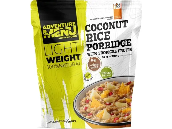 Adventure Menu - Rijst porridge met tropische vruchten