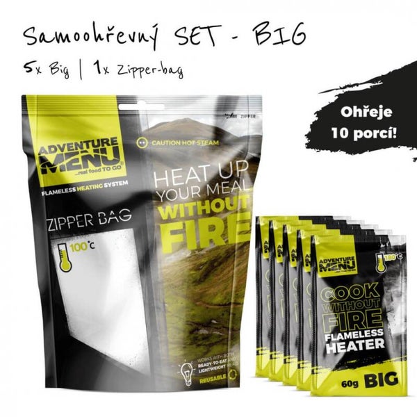 Adventure Menu - Flameless heater set - big