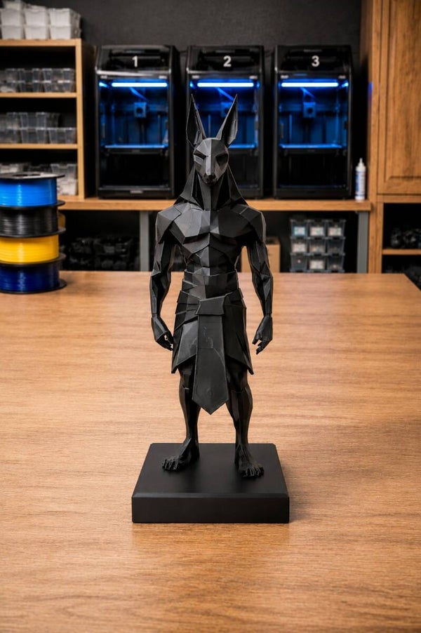 🐺 Anubis Statue aus dem 3D Druck – Wächter der Ewigkeit