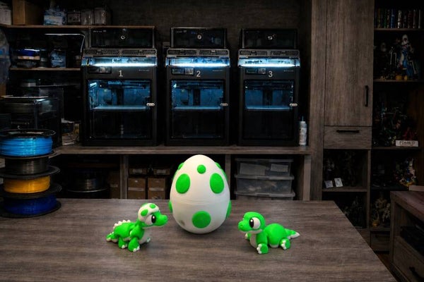 🦕 Mini Flex Tier – Baby Brachiosaurus | Bewegliche 3D-Druck Figur