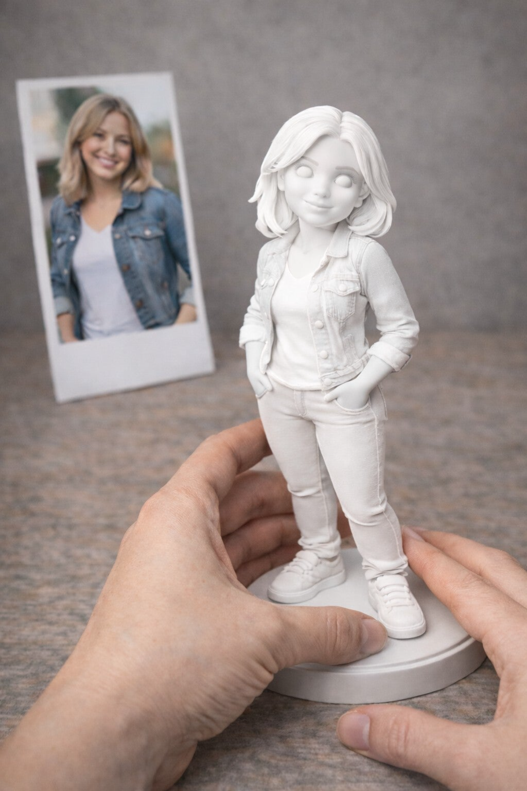 🧍 3D Figur aus Foto – unbemalt (DIY Edition)