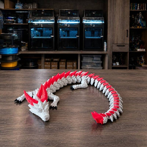 🐉 Prismor-Dragon – Gelenkiger XXL Flex Drache aus dem 3D-Druck
