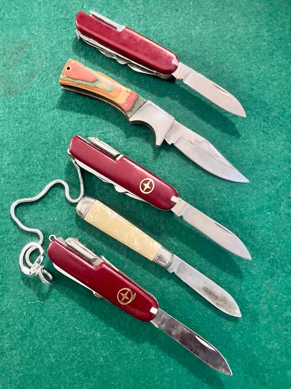5 Vintage Pocketknives (L)