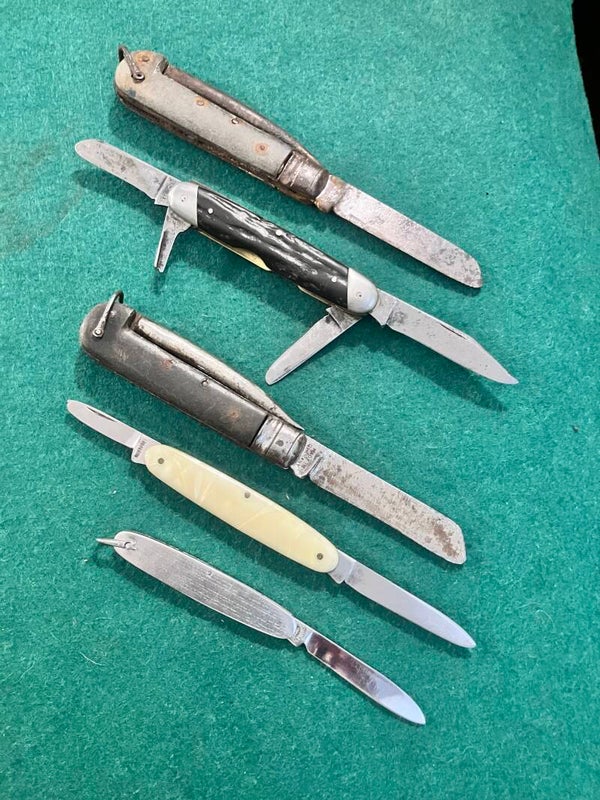 5 Vintage Pocketknives (H)