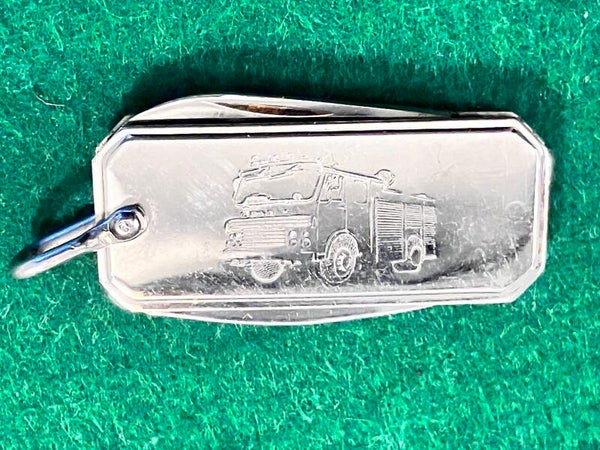 Fire Engine Logo Keyring