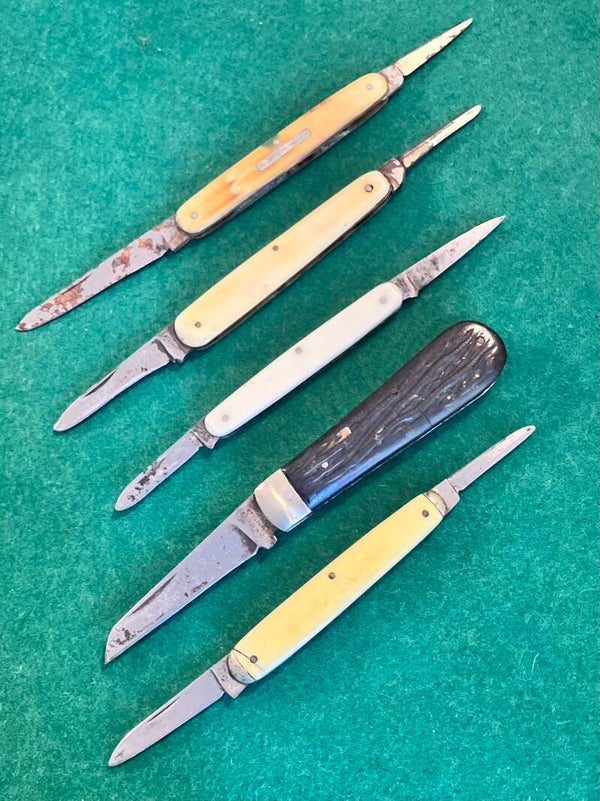 5 Sheffield Penknives (A)