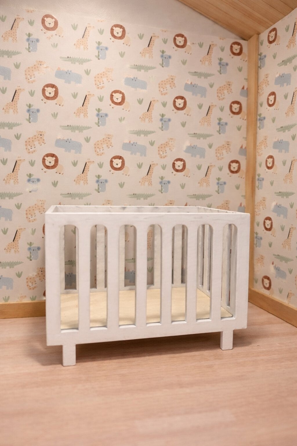 Miniatyr Spjälsäng 1:12