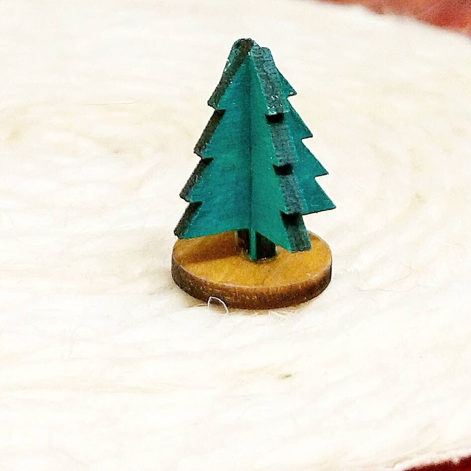 Miniatyr julgran bordsdekor