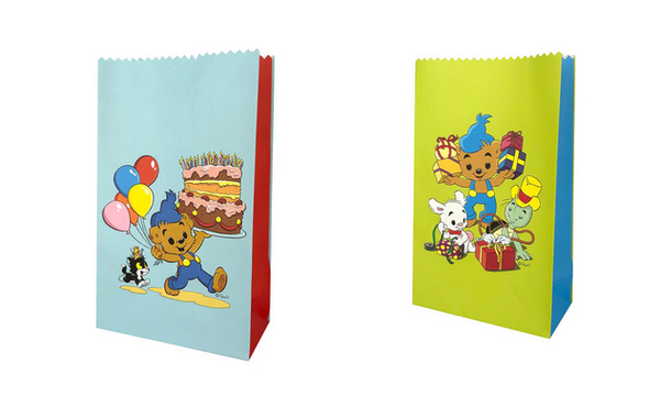 Godispåsar 12x20cm, 8st, Bamse Kalas