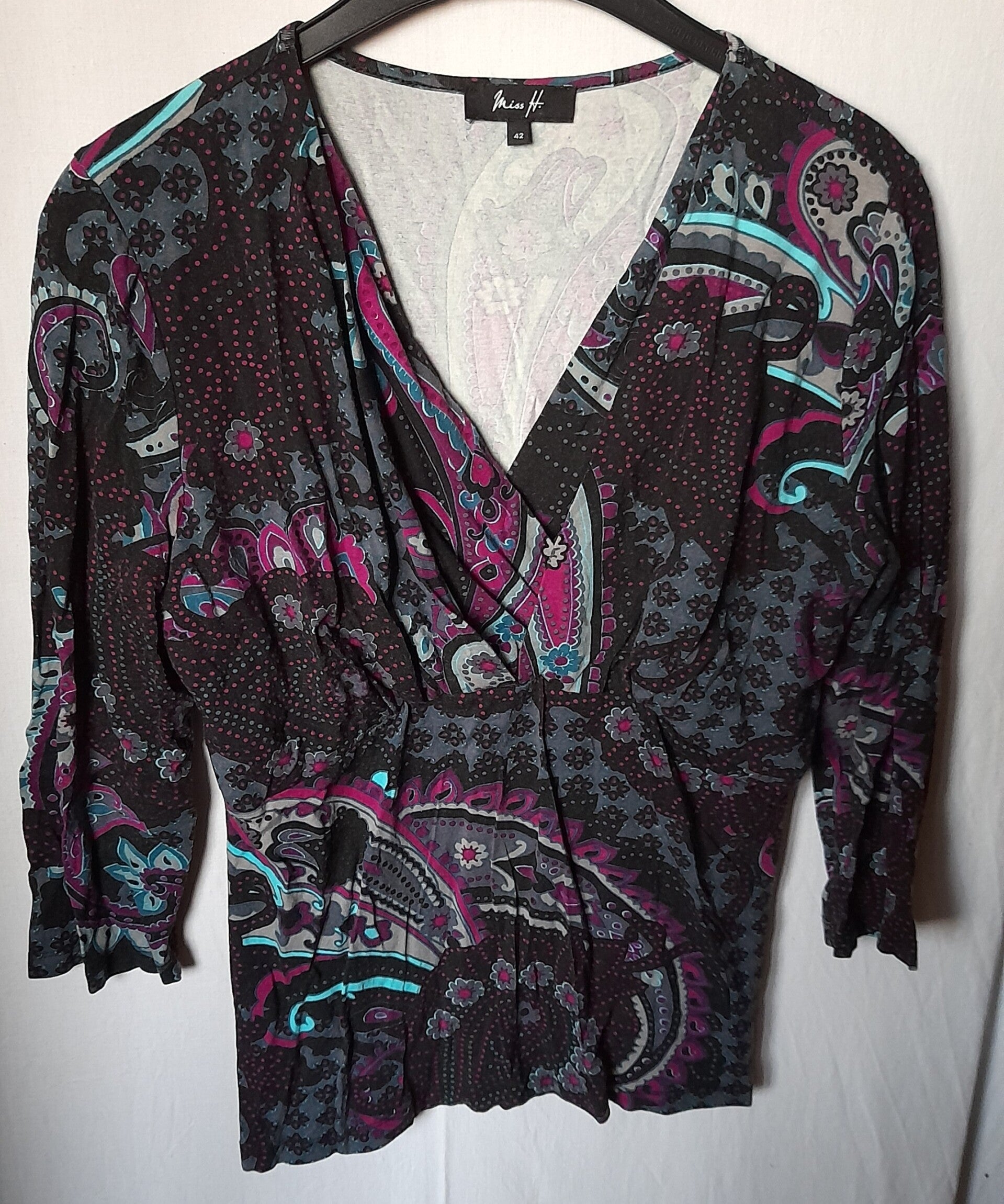 Langarmshirt 3/4-Arm Miss H. Gr. 42