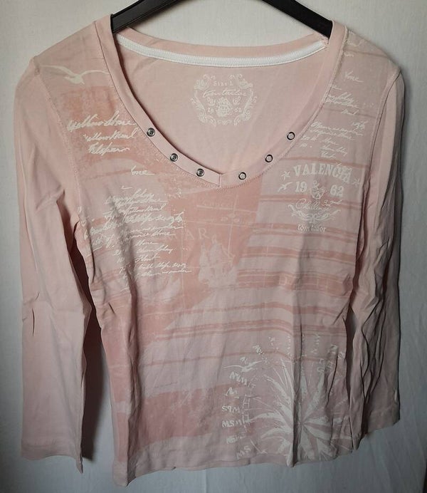 Langarmshirt 3/4-Arm Tom Tailor Gr. L