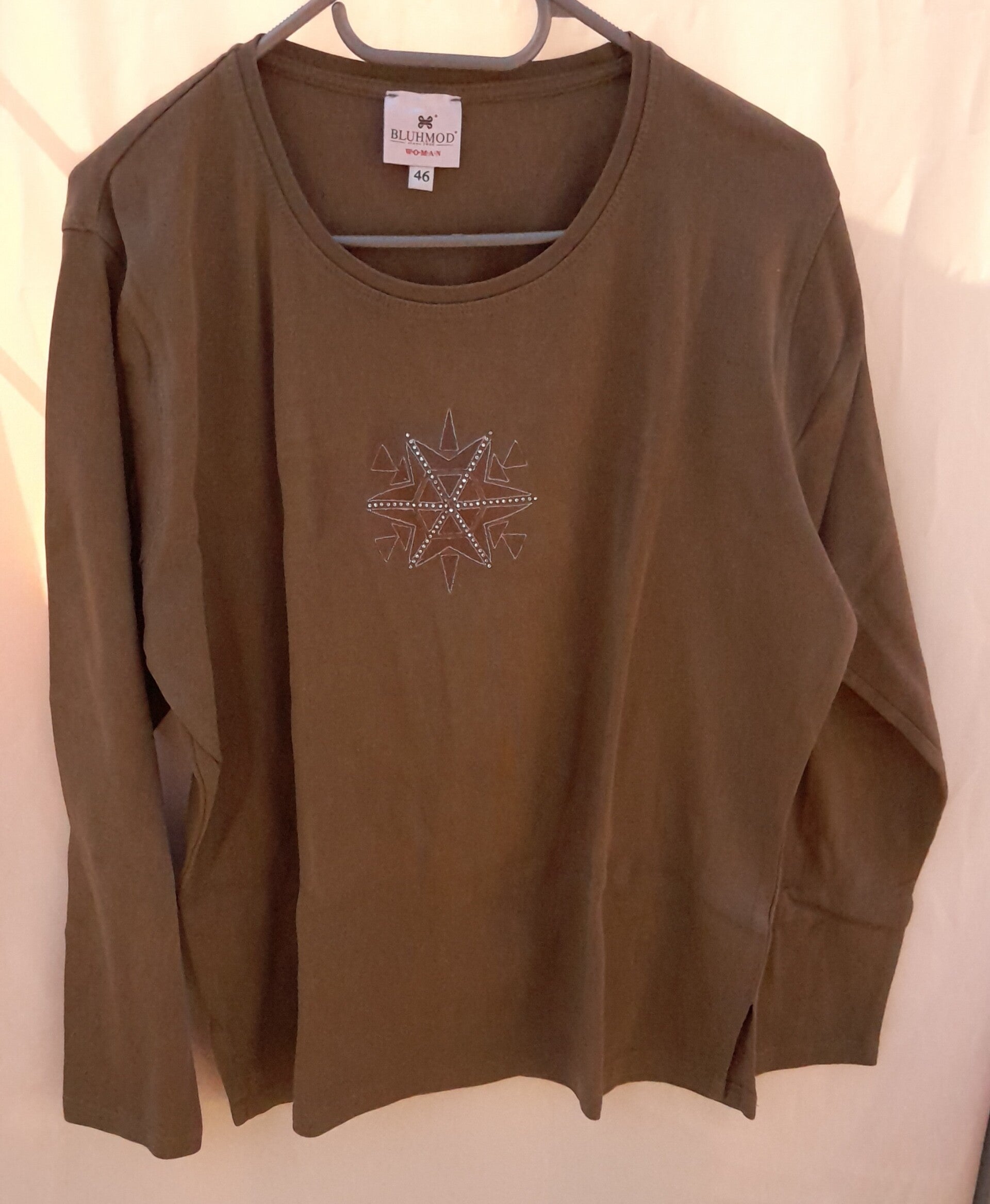 Langarmshirt Bluhmod Gr. 46