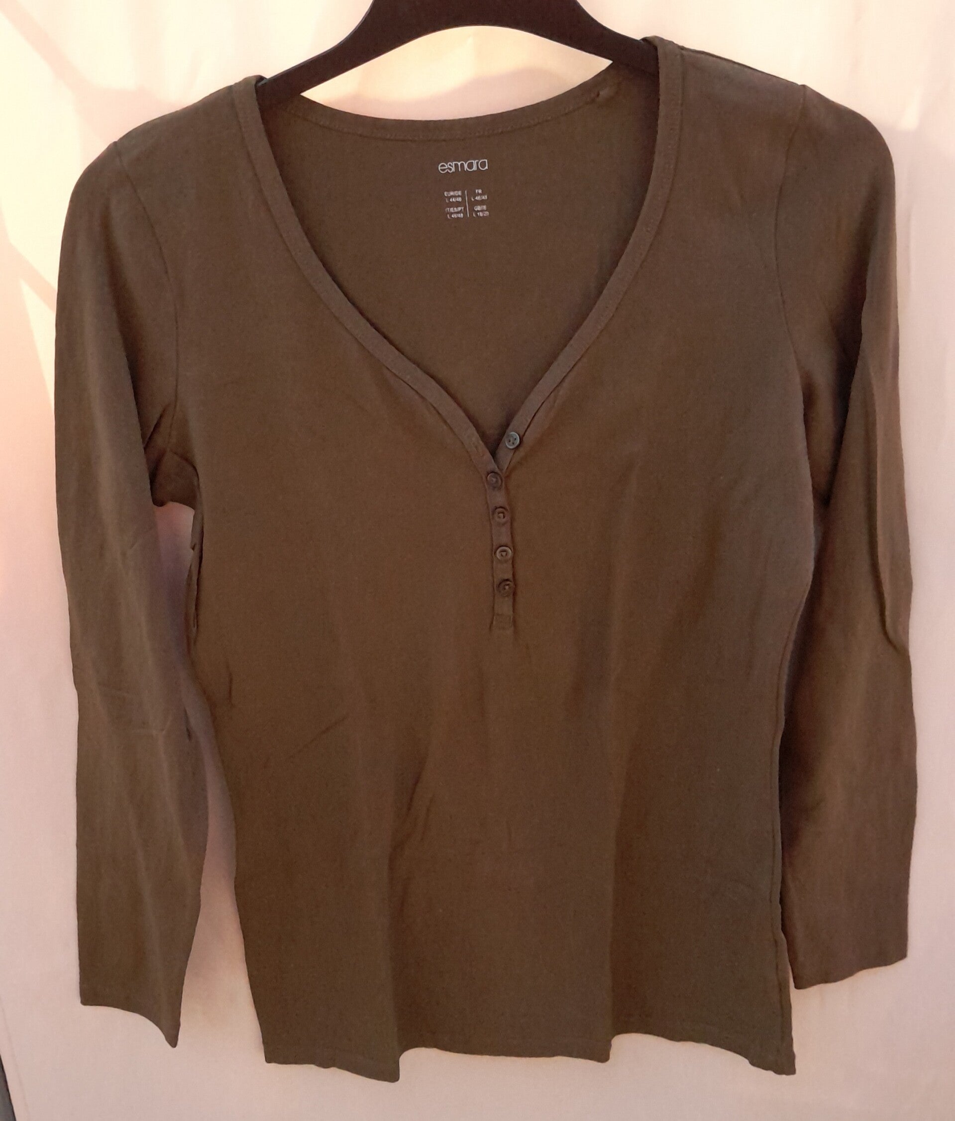 Langarmshirt Esmara Gr. L 44-46