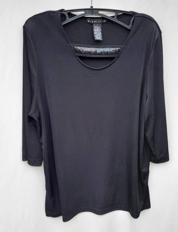 Langarmshirt 3/4-Arm Citiknits Gr. L