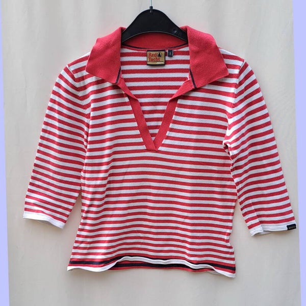 Langarmshirt 3/4-Arm Red Yacht Gr. 36 S