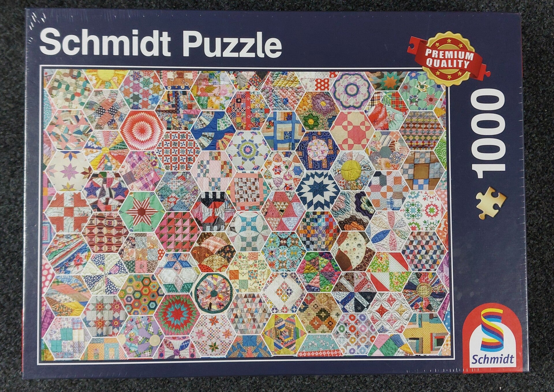 Puzzle Amerikanischer Patchwork-Quilt