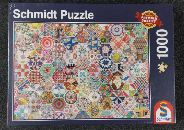 Puzzle Amerikanischer Patchwork-Quilt