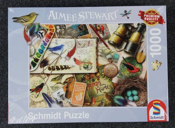 Puzzle Aimee Stewart - Aufgetischt: Vogelbeobachtung