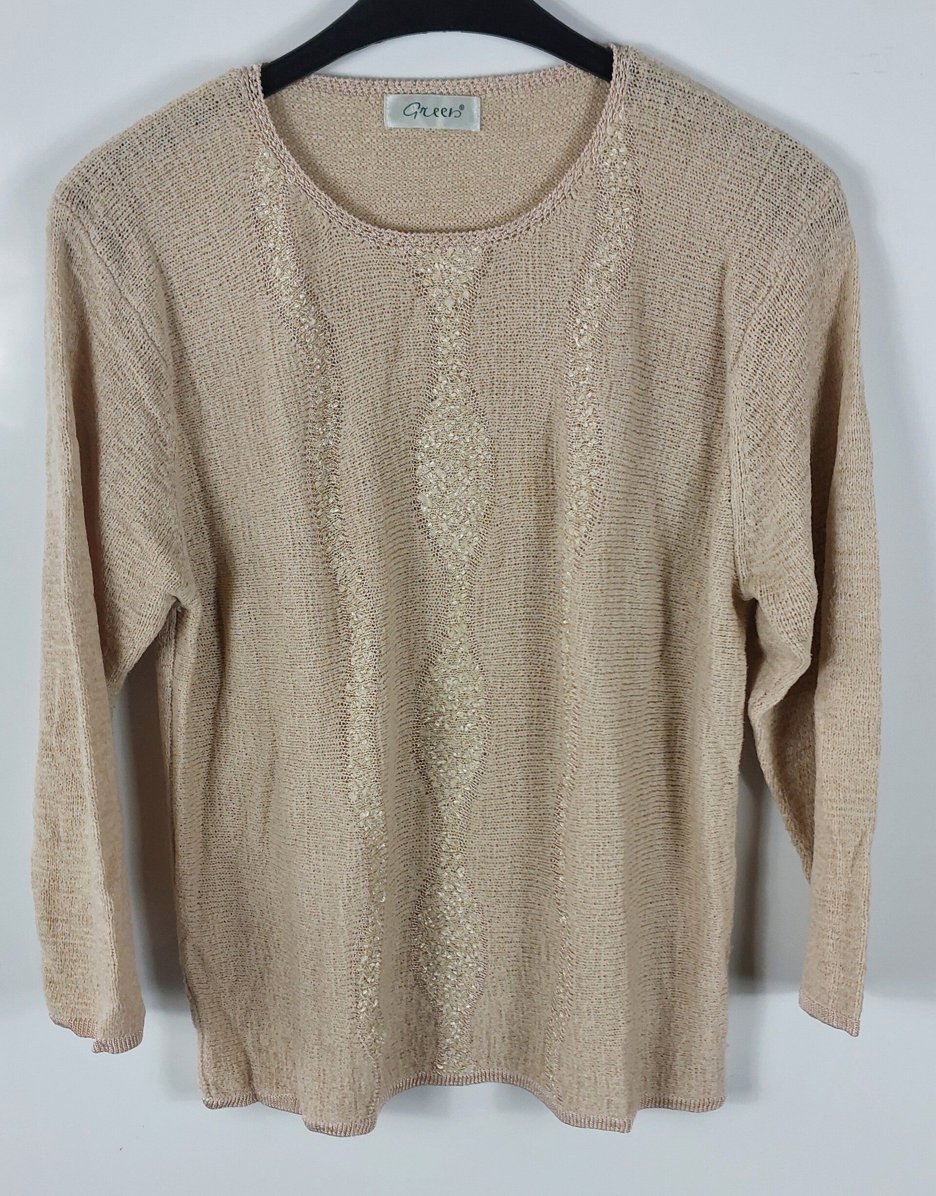 Pullover Langarm Green Gr. L