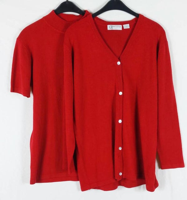 Damen-Set Strickjacke & T-Shirt L