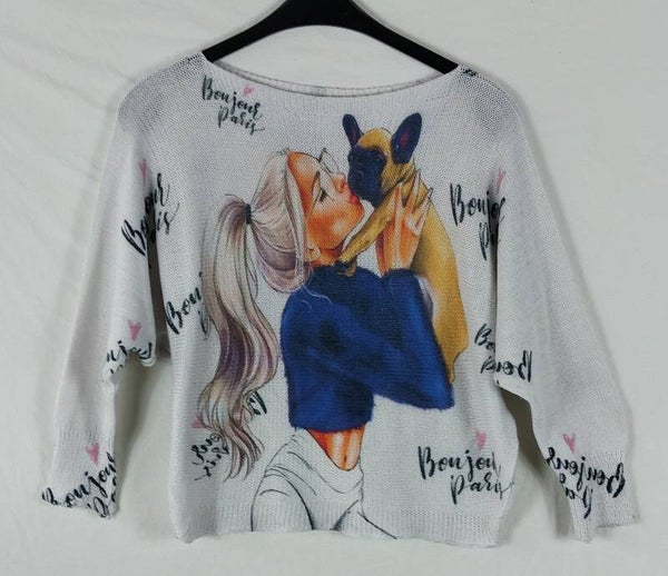 Pullover Langarm Gr. XL
