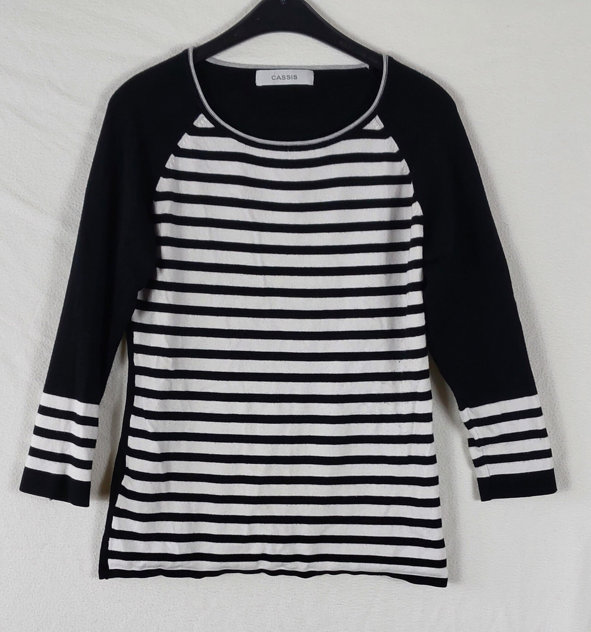 Pullover 3/4-Arm Cassis Gr. 36