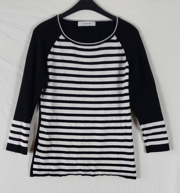 Pullover 3/4-Arm Cassis Gr. 36